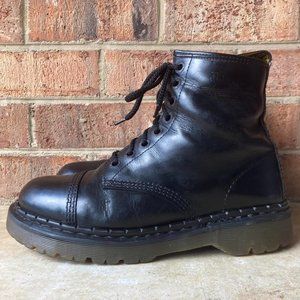 vintage dr. martens MIE platform 8 eye boots